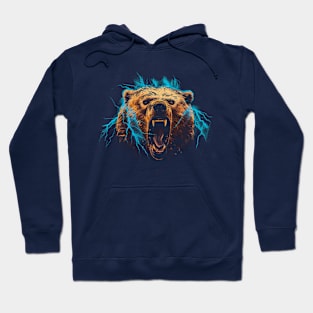 Lightning bear animal Hoodie